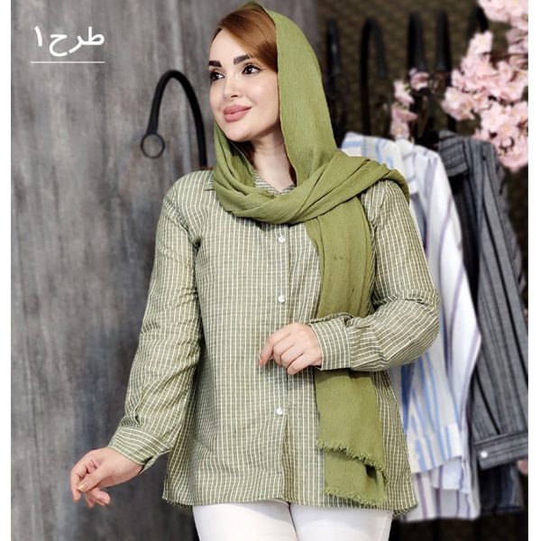 مانتو لینن راه راه - مانتو پاتریس رشت