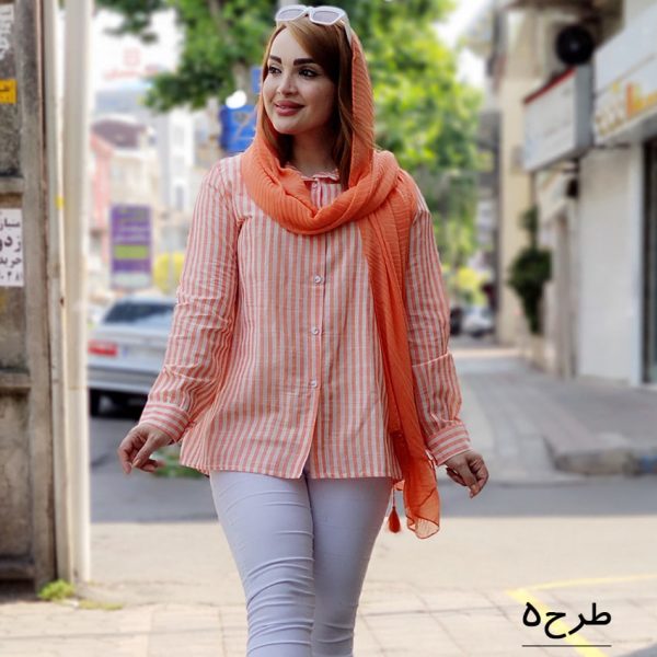 مانتو لینن راه راه - مانتو پاتریس رشت