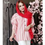 مانتو پانچ راه راه لینن - مانتو پاتریس رشت