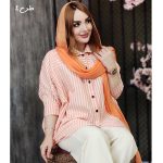 مانتو پانچ راه راه لینن - مانتو پاتریس رشت