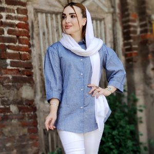 مانتو آستین پفی نخی - مانتو پاتریس رشت