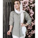 مانتو آستین پفی نخی - مانتو پاتریس رشت