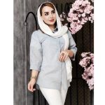 مانتو نخی استین پفی