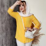 مانتو آستین 3 ربع وال - مانتو پاتریس رشت