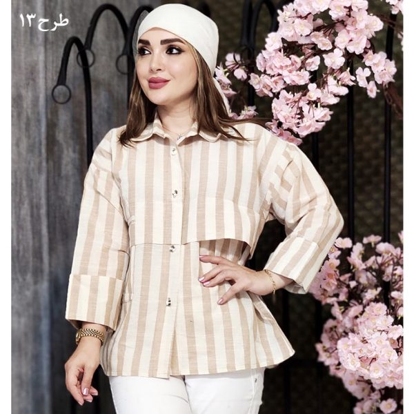 مانتو چهارخونه تک جیب - مانتو پاتریس رشت