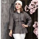 مانتو چهارخونه تک جیب - مانتو پاتریس رشت