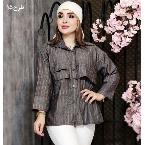 مانتو چهارخونه تک جیب - مانتو پاتریس رشت