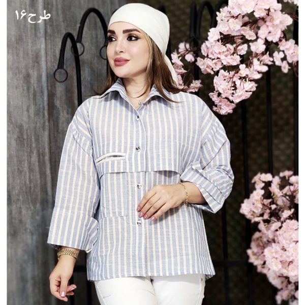 مانتو چهارخونه تک جیب - مانتو پاتریس رشت