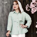 مانتو راه راه لینن - مانتو پاتریس رشت