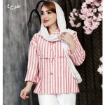 مانتو راه راه لینن - مانتو پاتریس رشت