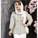 مانتو راه راه لینن - مانتو پاتریس رشت