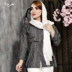 مانتو راه راه لینن - مانتو پاتریس رشت