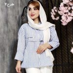 مانتو راه راه لینن - مانتو پاتریس رشت