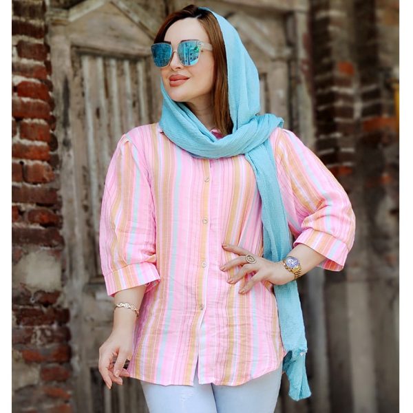 مانتو لینن راه راه - مانتو پاتریس رشت