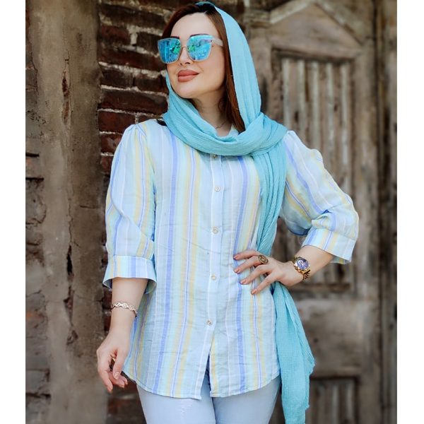 مانتو لینن راه راه - مانتو پاتریس رشت