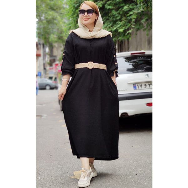 کفتان کریشه مشکی - مانتو پاتریس رشت