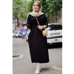 کفتان کریشه مشکی - مانتو پاتریس رشت