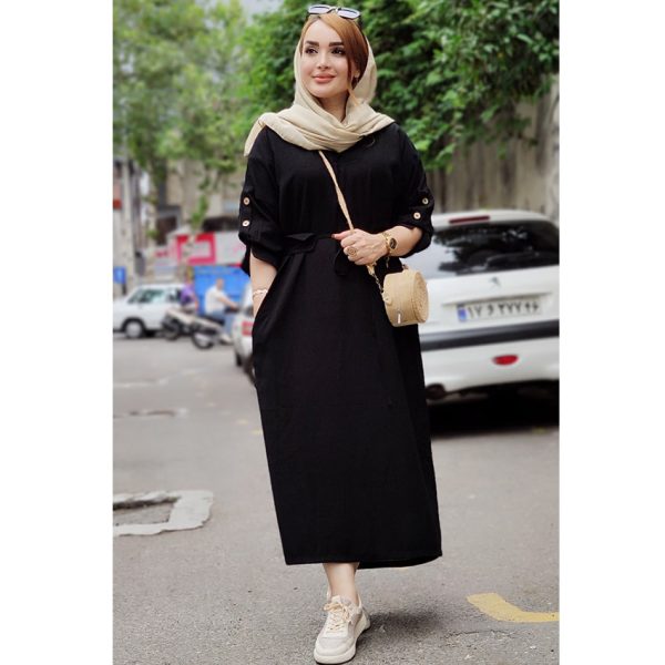 کفتان کریشه مشکی - مانتو پاتریس رشت