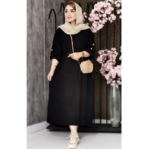 کفتان کریشه مشکی - مانتو پاتریس رشت