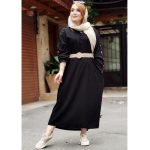 کفتان کریشه مشکی - مانتو پاتریس رشت