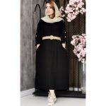 کفتان کریشه مشکی - مانتو پاتریس رشت