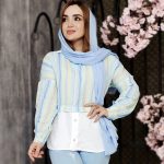 شومیز آبرنگی دبل فیس - مانتو پاتریس رشت
