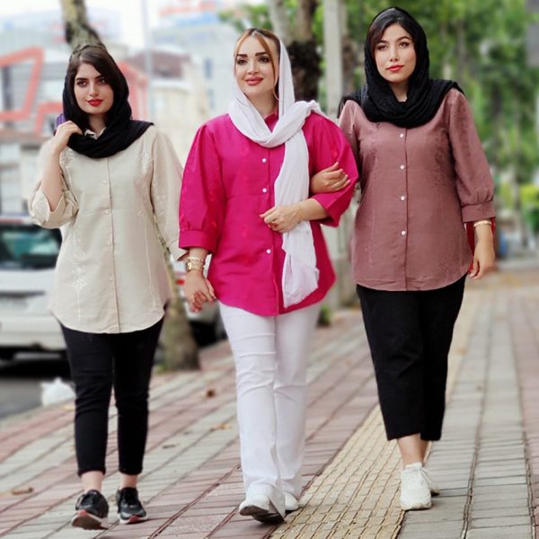 مانتو لینن گلدوزی - مانتو پاتریس رشت