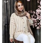 مانتو لینن راه راه - مانتو پاتریس رشت