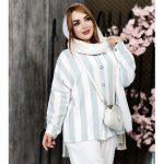 شومیز موسلین راه راه - مانتو پاتریس رشت