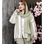 شومیز موسلین راه راه - مانتو پاتریس رشت