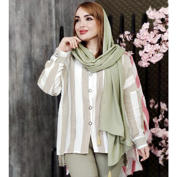 3970062-5-min شومیز موسلین راه راه - مانتو پاتریس رشت