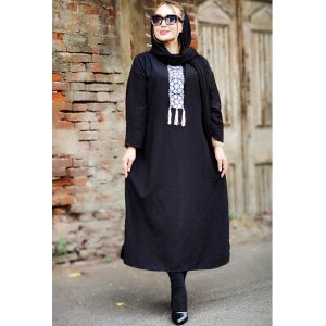 کفتان بابوس مشکی - مانتو پاتریس رشت