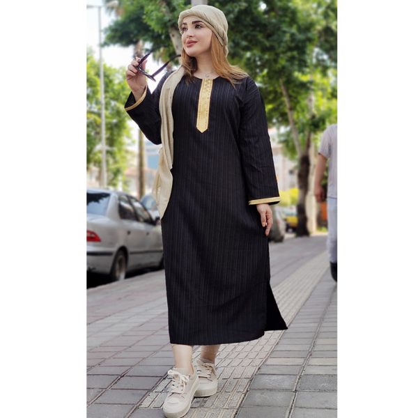 4060045-001-min کفتان کراش نوار طلایی - مانتو پاتریس رشت