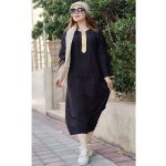 کفتان کراش نوار طلایی - مانتو پاتریس رشت