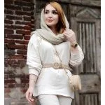 شومیز لینن منگوله دار -مانتو پاتریس رشت