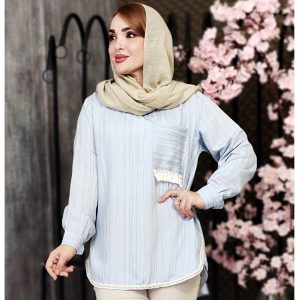 شومیز پلوتی جیب ریش - مانتو پاتریس رشت
