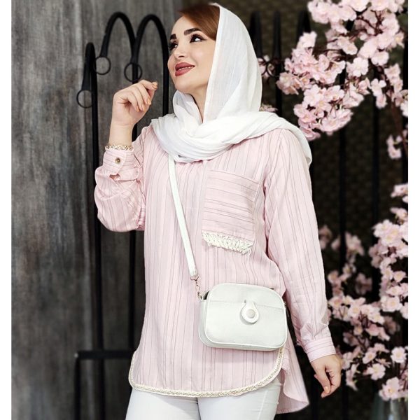 شومیز پلوتی جیب ریش - مانتو پاتریس رشت