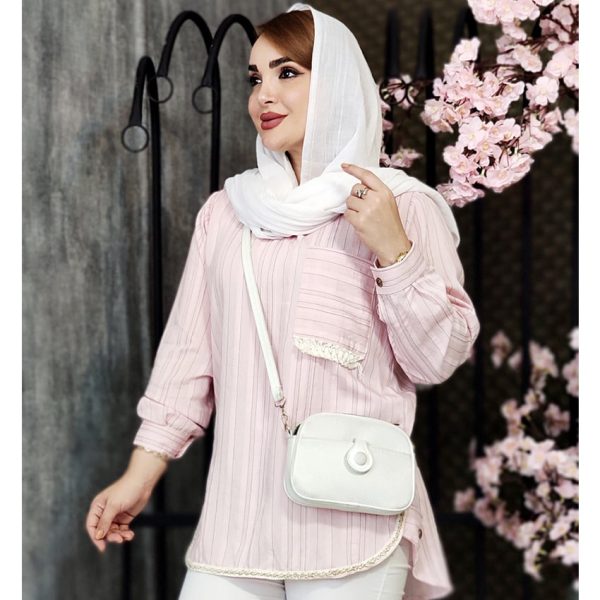 شومیز پلوتی جیب ریش - مانتو پاتریس رشت