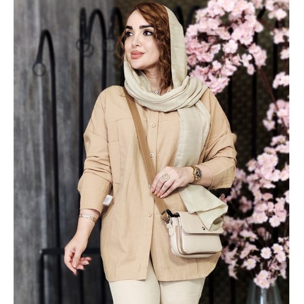 مانتو لینن نیم جیب - مانتو پاتریس رشت