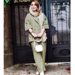 ست کت شلوار لینن 4 دکمه - مانتو پاتریس رشت
