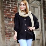 مانتو لینن دکمه چوبی -مانتو پاتریس رشت