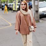 مانتو پانچ لینن ساده - مانتو پاتریس رشت