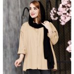 مانتو لینن آستین پاکتی - مانتو پاتریس رشت