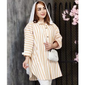 مانتو لینن یقه مردانه -مانتو پاتریس رشت
