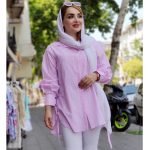 مانتو راه راه بغل بند - مانتو پاتریس رشت