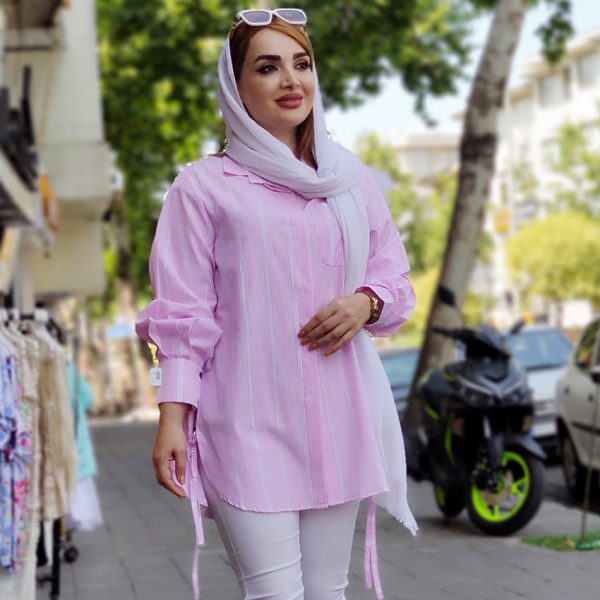 مانتو راه راه بغل بند - مانتو پاتریس رشت