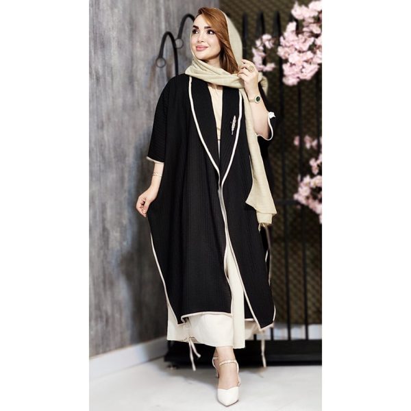 مانتو عبایی حصیری 432004 - Image 9