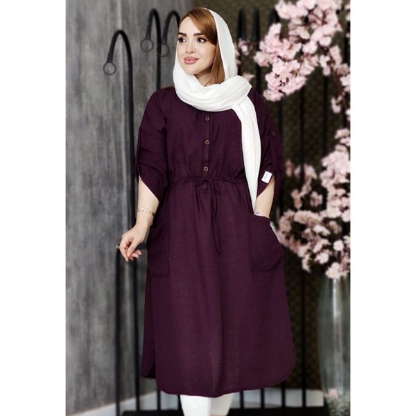 کفتان لینن جیب دار - مانتو پاتریس رشت