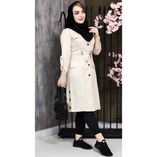 مانتو پوپلین بلند - مانتو پاتریس رشت