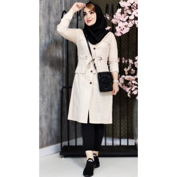 مانتو پوپلین بلند - مانتو پاتریس رشت